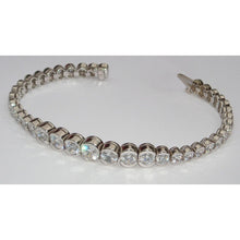 Afbeelding in Gallery-weergave laden, 8,80 Karaat Echt Diamanten Tennisarmband Versus Gegradueerde Ring - harrychadent.nl
