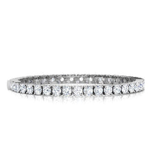 Afbeelding in Gallery-weergave laden, 8 kt Ronde Briljante Echt Diamanten Tennisarmband Massief Goud 14K - harrychadent.nl
