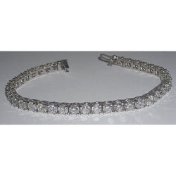 Natuurlijk Diamanten Armband 9.50ct - Witgoud 14K
