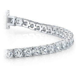 9.50 Karaat Rond Natuurlijk uit de a aarde gewonnen Diamanten Tennisarmband Witgoud Fijne Sieraden