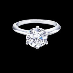Aangepaste sieraden verlovingsring en band set