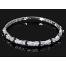 Afbeelding in Gallery-weergave laden, Aangepaste Sieraden Echt Diamond Bangle Vrouwen Wit Goud
