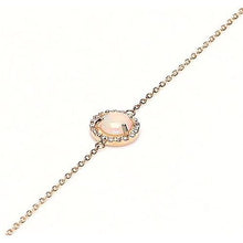 Afbeelding in Gallery-weergave laden, Armband Ronde Opaal Echt Diamanten Ring Set 6,75 Karaat Geel Goud 14K
