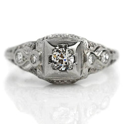 Art Nouveau sieraden nieuwe oude mijn geslepen diamanten jubileum ring