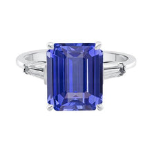 Afbeelding in Gallery-weergave laden, echte emerald saffier 2.75karaat ring vooraanzicht
