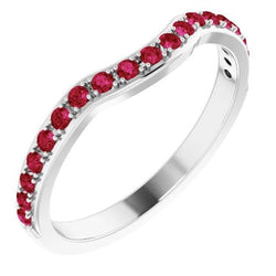 Band 1,90 karaat Birma Ruby Dames Sieraden
