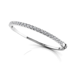 Witgouden uit de aarde gewonnen diamanten armband dames