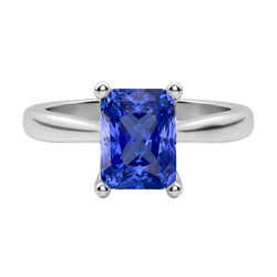 Blauwe Saffier 2 Karaat Ring
