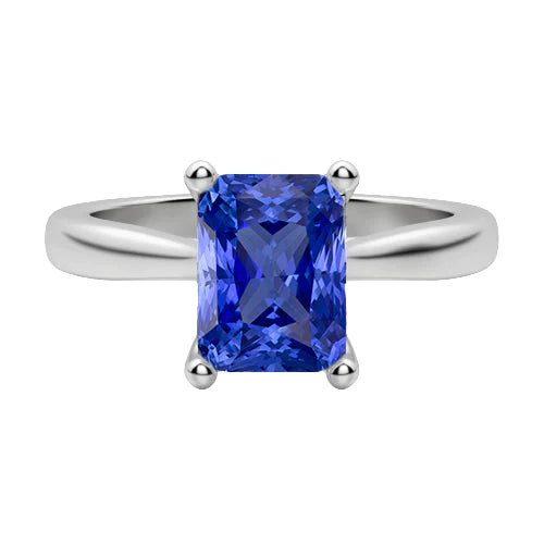 Blauwe Saffier 2 Karaat Ring