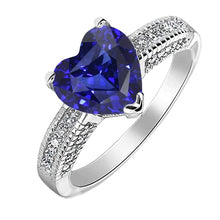 Afbeelding in Gallery-weergave laden, Blauwe Saffier Ceylon Sri Lanka Ring
