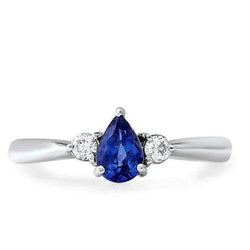 Blauwe Saffierring