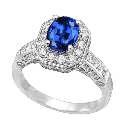 Blauwe Saffierring