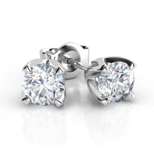 Briljant geslepen diamanten oorknopjes 2 karaat sieraden - harrychadent.nl