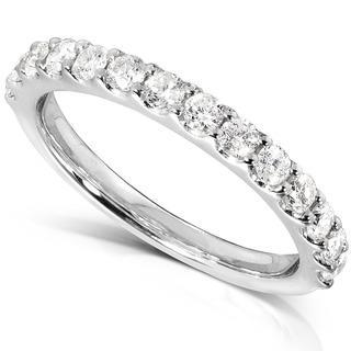 Comfort Fit Half Eternity Band 2.80 Ct Rond Geslepen Diamant Goud 14K