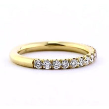 Afbeelding in Gallery-weergave laden, Comfort Fit diamanten jubileumband 0,50 karaat geelgouden sieraden
