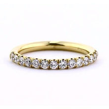 Afbeelding in Gallery-weergave laden, Comfort Fit diamanten jubileumband 0,50 karaat geelgouden sieraden
