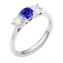 Afbeelding in Gallery-weergave laden, echte round diamant 1.25karaat ring vooraanzicht

