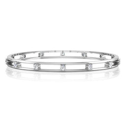 Dames Armband met Ronde Diamanten 2,80 karaat witgoud 14K