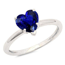 Afbeelding in Gallery-weergave laden, echte heart diamant 2karaat ring vooraanzicht
