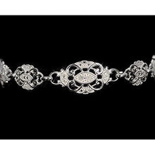 Afbeelding in Gallery-weergave laden, Dames armband 5 karaat diamant witte sieraden 14K - harrychadent.nl
