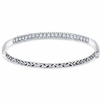 Dames armband sieraden 3 karaat wit goud ronde diamant - harrychadent.nl