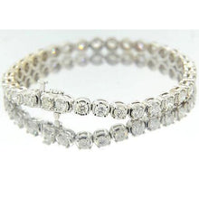 Afbeelding in Gallery-weergave laden, Dames diamanten armband 8,50 karaat witgouden sieraden 14K Nieuw - harrychadent.nl
