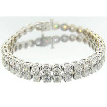 Afbeelding in Gallery-weergave laden, Dames diamanten armband 8,50 karaat witgouden sieraden 14K Nieuw - harrychadent.nl
