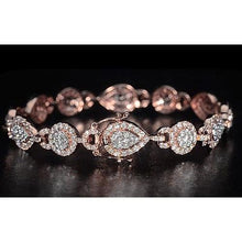Afbeelding in Gallery-weergave laden, Dames tennisarmband 10 karaat diamanten roségouden sieraden - harrychadent.nl
