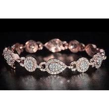 Afbeelding in Gallery-weergave laden, Dames tennisarmband 10 karaat diamanten roségouden sieraden - harrychadent.nl
