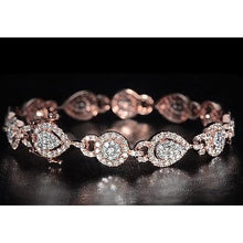 Afbeelding in Gallery-weergave laden, Dames tennisarmband 10 karaat diamanten roségouden sieraden - harrychadent.nl
