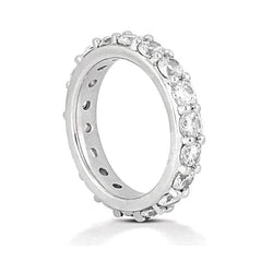 Dames Comfort Fit Echte Eternity Band 2.71 karaat Gouden Huwelijksjuwelen