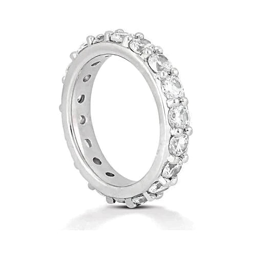 Dames Comfort Fit Echte Eternity Band 2.71 karaat Gouden Huwelijksjuwelen - harrychadent.nl