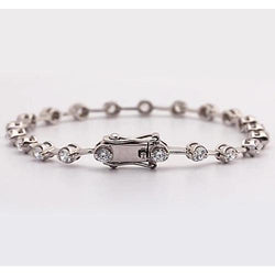 Dames Armband met Natuurlijke Diamanten 6 Karaat F Vs1