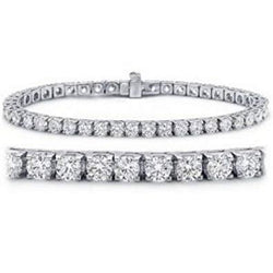 Sprankelende Natuurlijke uit de aarde gewonnen Diamanten Dames Tennisarmband