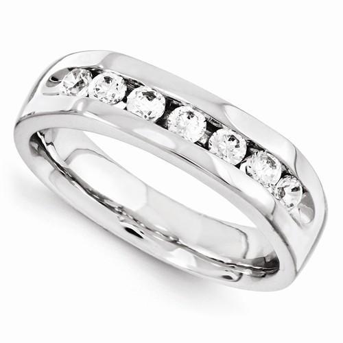 Diamant Band Kanaal Set 0,70 Karaat Wit Goud 14K - harrychadent.nl