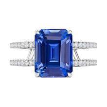 Afbeelding in Gallery-weergave laden, echte round diamant 4.50karaat ring vooraanzicht
