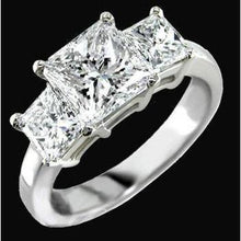 Afbeelding in Gallery-weergave laden, Diamant drie stenen ring 4.01 karaat verlovingsjubileum sieraden - harrychadent.nl
