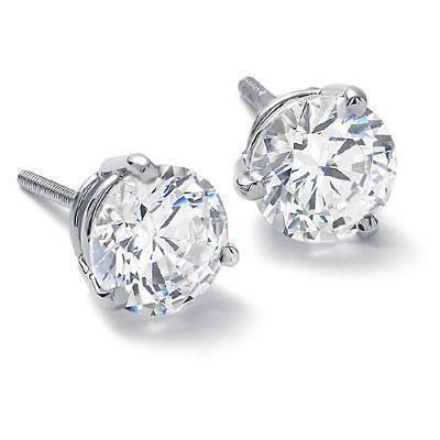 Diamanten Dames Oorknopjes 1.60 Ct Witgoud 14K - harrychadent.nl