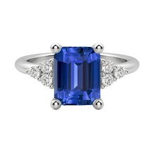 Afbeelding in Gallery-weergave laden, echte round diamant 3.50karaat ring vooraanzicht
