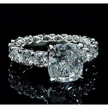 Afbeelding in Gallery-weergave laden, Diamanten Ring 6 Karaat Prong Setting Vrouwen Sieraden Nieuw - harrychadent.nl
