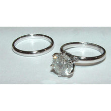 Afbeelding in Gallery-weergave laden, Diamanten Solitaire Ring Set 2,0 Ct Diamant Witgoud - harrychadent.nl
