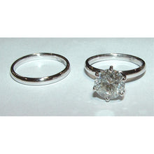 Afbeelding in Gallery-weergave laden, Diamanten Solitaire Ring Set 2,0 Ct Diamant Witgoud - harrychadent.nl
