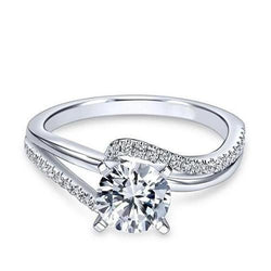 Natuurlijke Diamanten Ring 3.50ct - Witgoud 14K