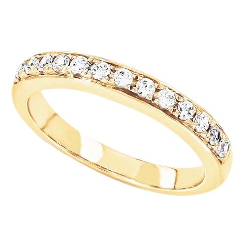 Diamanten band 0,65 karaat geel goud 14K Nieuwe sieraden - harrychadent.nl