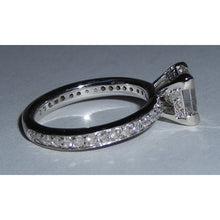 Afbeelding in Gallery-weergave laden, Diamanten fancy verlovingsring set wit goud 3,51 karaat
