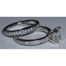 Afbeelding in Gallery-weergave laden, Diamanten fancy verlovingsring set wit goud 3,51 karaat
