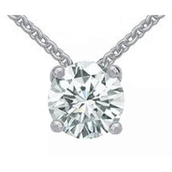 Diamanten hanger wit goud 1,25 ct. Diamanten ketting