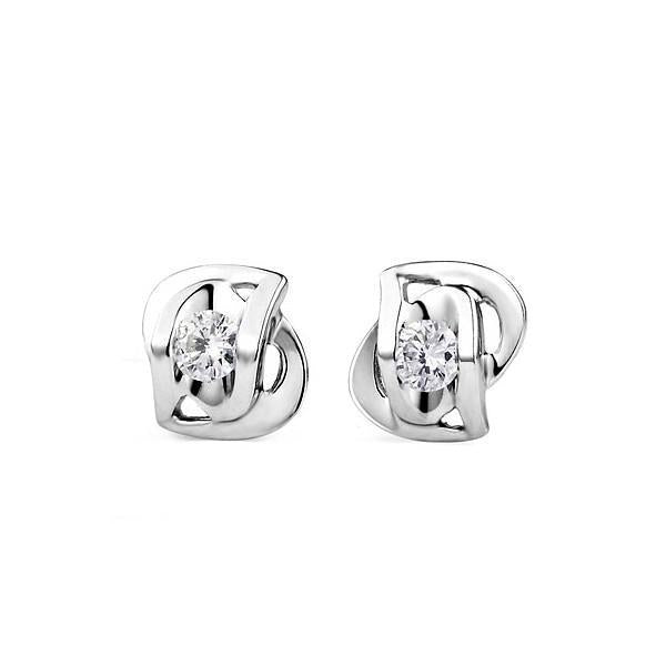 Diamanten oorknopjes van 1.20 ct witgoud - harrychadent.nl