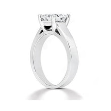 Afbeelding in Gallery-weergave laden, Diamanten prinses geslepen solitaire ring 1,51 ct. Witgouden 18K sieraden - harrychadent.nl
