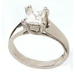 Diamanten ring verloving 1.51 ct. Prinses Solitaire